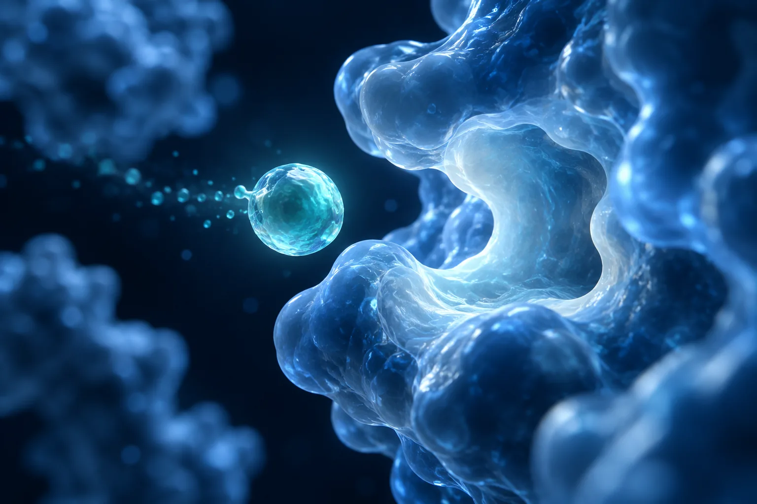 Conceptual molecular illustration