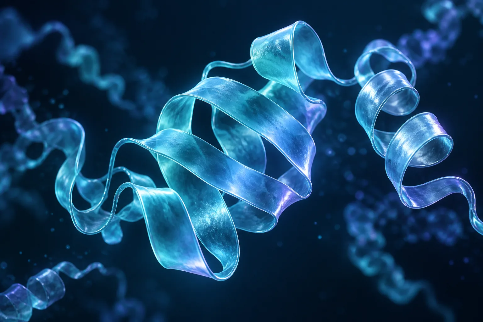Conceptual molecular illustration